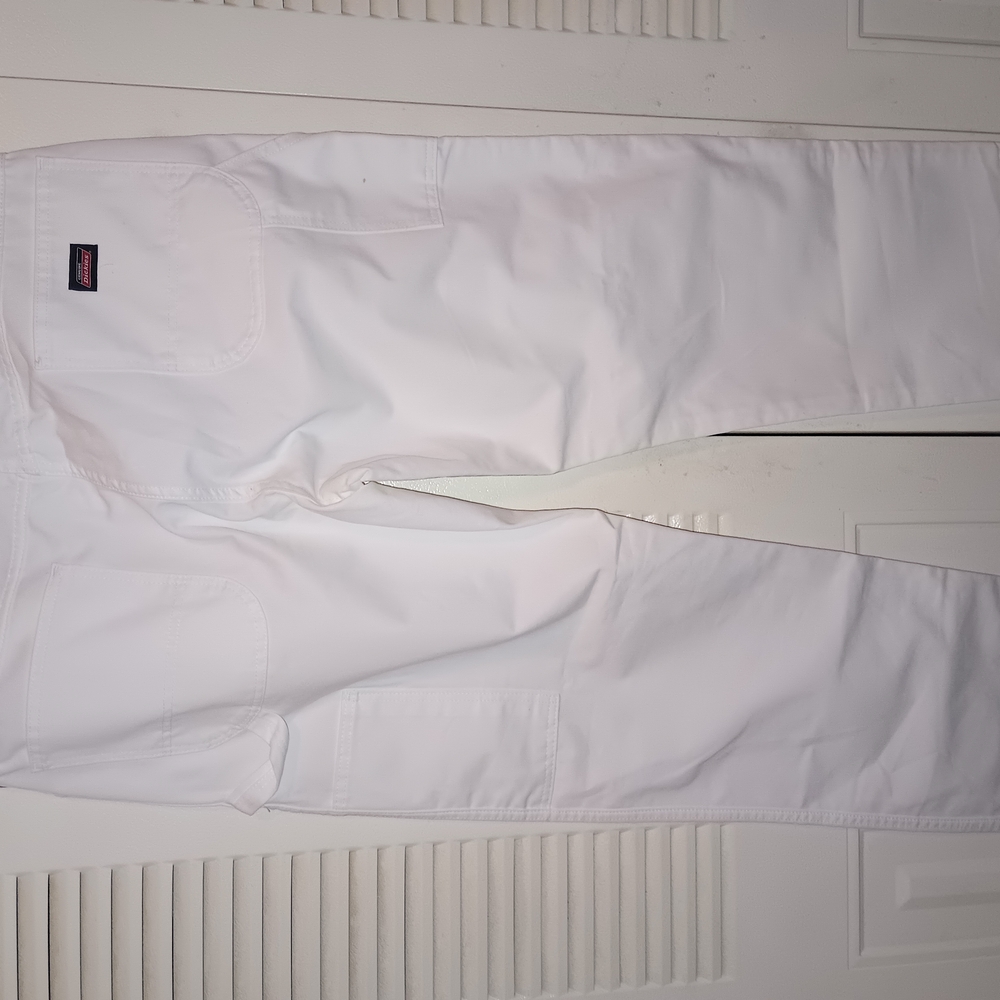 Men White DICKIES Carpenter Pants (40/32)
